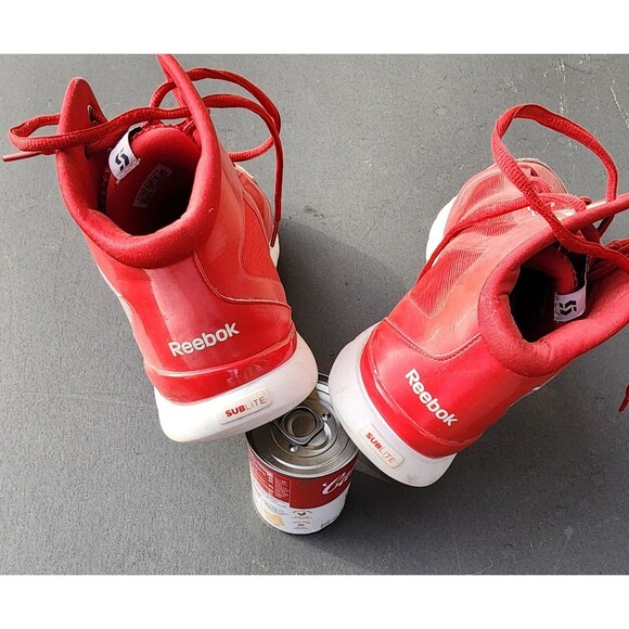Reebok Mens Sublite Red Basketball Shoes Sneakers Size 12 main image 5